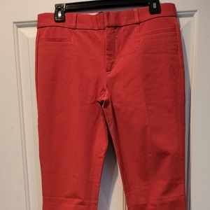 NWOT Red Banana Republic Sloan Twill Slacks Size 6